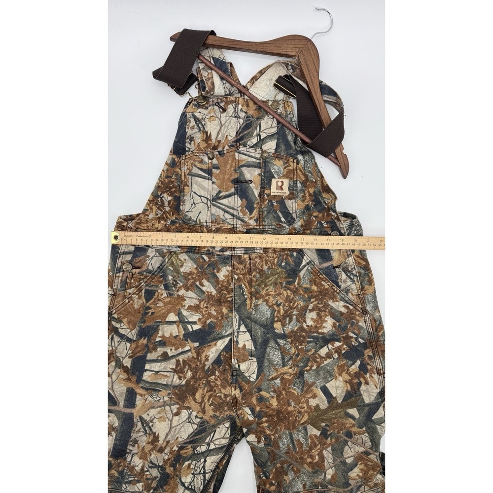 Real Workwear Realtree Camo Insulated Bib Overalls Men's Large Regular‎ 39x27.5 - Picture 13 of 16